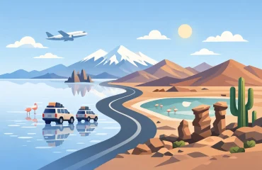 Itinerario Uyuni Atacama 4 días: ruta real